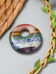 1/5/10/20 piezas Piedras de colores múltiples del Chakra Cuarzo natural pulido asimétrico Cuentas de energía de yoga para sanación del Chakra Accesorios para hacer joyas DIY