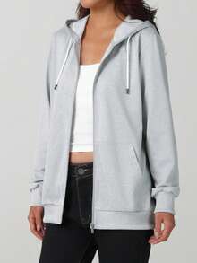 Women's Lightweight Outdoor Hoodie - Casual Pullover Sweatshirt With Pocket, Comfortable Streetwear For Hiking, Travel & Lounge