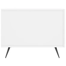 vidaXL 2 Stück Couchtische Weiß 50x50x40 cm Holzwerkstoff