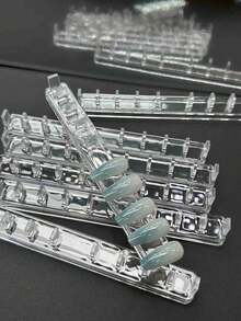 KIRAME Nail Stand For Press On Nails Display Practice Art Magnetic Fake Nail Holder For Painting Nails Stand For False Nail Designs With Reusable Putty For Home DIY Beginner Salon Supplies,DIY Nail Art,Nail Tools,Christmas,New Year,Festival Gift