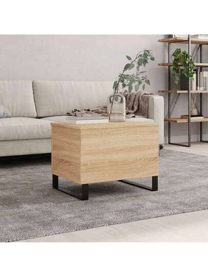 VidaXL Coffee Tafel 60x44.5x45 Cm Processed Wood Sonoma Oak
