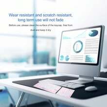 Universal English Keyboard Stickers, PVC Mechanical Keyboard Stickers With Clear Pattern For Computer Laptop Notebook Desktop{"Color":"Default"} - mặc định - Xem 3