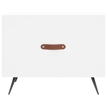 vidaXL 2 Stück Couchtische Weiß 50x50x40 cm Holzwerkstoff