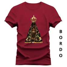 Premium Embroidered Cotton T-Shirt * 100% Cotton Mesh Thread 30.1 * Best Quality Products * Does Not Fade * Does Not Shrink * We Ship All Over Brazil * 100%  Purchase * High Quality Stitching With Vivid Colors * Durability For More Than 100 Washes Gender: Male Sleeve: Short Sleeve Material: Cotton Collar: Round Summer Loose None Halloween Christmas - 紫紅色 - 查看 1