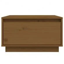 vidaXL Couchtisch Honigbraun 55x56x32 cm Massivholz Kiefer