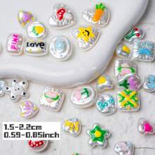 10pcs/20pcs Assorted Multi-Color Acrylic Drip Oil Straight Hole Beads, Suitable For DIY Bracelets, Necklaces, Earrings, Phone Chains, Bag Charms, Jewelry Making, Beading Supplies