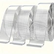 1-3 Meters Transparent Double-Sided Adhesive Tape, Heavy Duty Removable & Waterproof PET Glue, Suitable For Home & Office Use