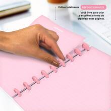 Iscool Disc Notebook Refill Lined Color Candy 100 Sheets 90g Medium - rosa - Ver 8