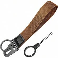 Universal Wrist Key Lanyard| Hands-Free Anti-Loss Strap, Adjustable & Unisex For Sports, Work & Outdoors - Brown - View 12