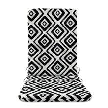 High Back Outdoor Chair Cushions-Water Proof Patio Dining Chair Cushions, Removable Machine-Washable Cover For Camping Beach Picnic Travel 17.72*41.34*1.18in - Màu xanh lam - Xem 5