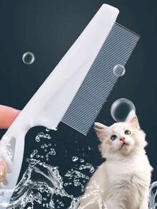 1/3pcs Pet Insect Repellent Comb (To Remove Fleas And Lice), Cat Hairbrush, Pet Hair Removal Comb For Dirt, Dog Hair Removal Tool, Pet Grooming Products - Multicolor - View 8