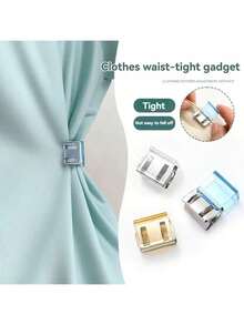 2/4/8 Pieces Pant Leg Tightening Clip, Inconspicuous Fixing Clip, Prevents Pant Legs From Dragging, Can Hide The Hem Without Sewing, Prevents Contact With The Floor Of The Pant Leg, Suitable For Jeans And Pants, Waterproof, Convenient To Carry - Multicolor - View 9