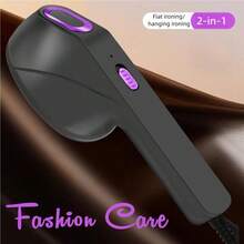 OBOVAY Plancha portátil de mano, plancha de vapor mini alimentada por USB con sensor 3D y control automático de temperatura - Ideal para viajes de negocios y eliminación rápida de arrugas, operación de un solo botón, diseño compacto y portátil, disponible en 2 colores - Perfecto para el cuidado de la ropa en el hogar, la oficina y al aire libre, incluye botella rociadora - Color aleatorio - Ver 3