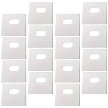 Pesta? as de Reparacin Vertical de 60 Piezas de Reparacin Vertical de Fijacin de Fijacin de Ciegos para Reparar Persianas de Ventana Listones - Blanco - Ver 2