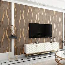 1卷灰色3D波浪纹自粘壁纸，为您的空间增添简约时尚气息。即撕即贴，经久耐用，适用于墙面、台面和家具，自粘可移除，轻松营造清新现代的家居氛围。四季皆宜，壁纸尺寸为17.7英寸x39.3/118.1/196.8/393.7英寸 - 棕色 - 查看 4