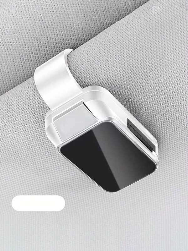 مشبك نظارات السيارة متعدد الوظائف - منظم لواقي الشمس، حامل إيصالات وحامل نظارات