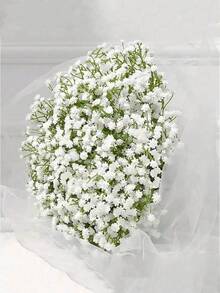 White Gypsophila Artificial Flowers, White Breath, Flowers Artificial White Fake Flowers, Fake Breath Bulk Bouquet, For Home Decoration, Tabletop Decoration, DIY Flower Arrangements, Wedding & Festival Party Decorations, Home Outdoor Yard Garden Decor, Weddings, Parties, Room Decor, Christmas Decorations. - Multicolor - View 4
