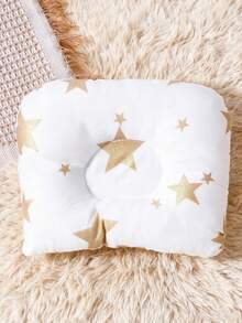 1 Piece Baby Pillow, Star Pattern Series - Soft & Comfortable For Newborns (0-6 Months)