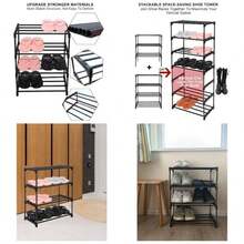 Shoe Storage Set - Negro - - View 1