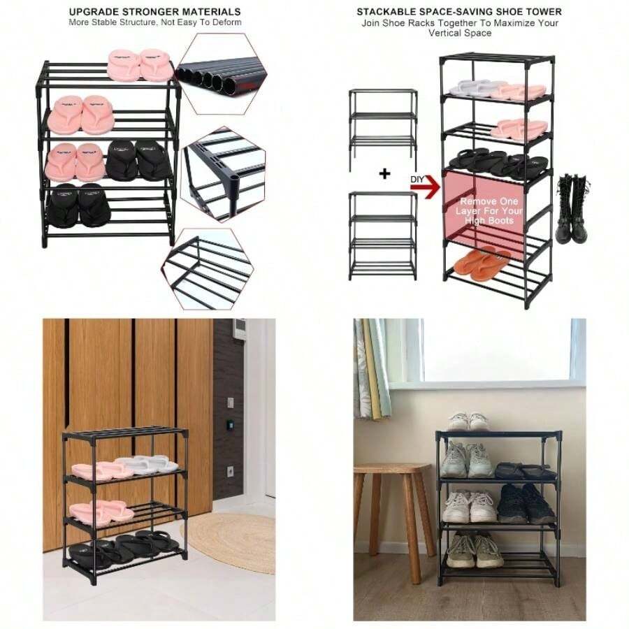 Shoe Storage Set - Negro - - View 1