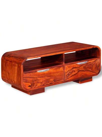 VidaXL Coffee Tafel 90x40x35 Cm Solid Acacia Wood view 6