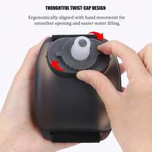 7oz/200ml Wrist Water Bottle With Adjustable Strap, Made Of Soft Silicone Material, Suitable For Morning Run, Jogging, Hiking And Other Sports, Hands-Free Hydration Anytime