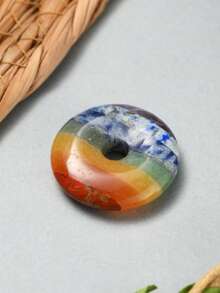 1/5/10/20 piezas Piedras de colores múltiples del Chakra Cuarzo natural pulido asimétrico Cuentas de energía de yoga para sanación del Chakra Accesorios para hacer joyas DIY