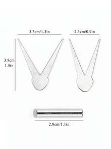 FULL BEAUTY 新款猫眼磁性棒混合尺寸便携式二合一Y型磁性美甲工具，适用于DIY凝胶指甲油磁性工具