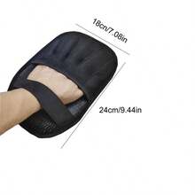 JUWTEEI Double Sided Pet Grooming Glove, Pet Hair Removal Gloves For Dog And Cat,Reusable Hair Removal Gloves For Washing, Deshedding And Grooming