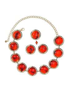 Set de accesorios de la serie Ruby de Halloween que incluye cinturón de cintura, cadena de cintura, adecuado para vestidos y pantalones vaqueros - Conjunto 3 - Ver 6