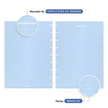 Iscool Disc Notebook Refill Lined Color Candy 100 Sheets 90g Medium - Blue - View 4