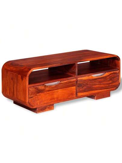 VidaXL Coffee Tafel 90x40x35 Cm Solid Acacia Wood