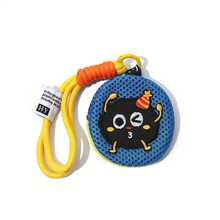 1 Set Of Cartoon Character Headphone Bag - With A Fixed Shoulder Strap, Made Of Durable Polyester Material, Suitable For Storing Headphones/Keys/Small Items, A Practical Storage Bag, Suitable For Hanging On Bags, For Daily Carrying, For Beach Vacations, As A Graduation Gift, A Practical Small Bag - Blue - View 2