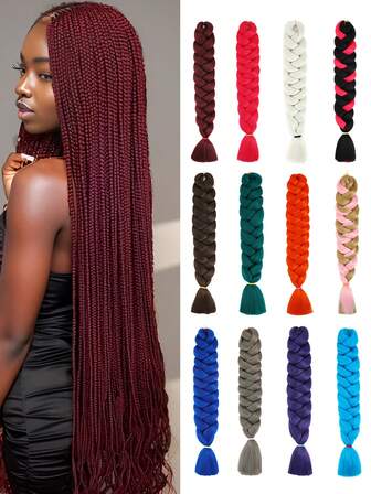 할로윈 40인치 165G 1개 합성 저온 익스텐션 헤어 온수 세팅 및 저온 연소 지연 여성용 긴 머리 핑크 와인 레드 로즈 핑크 브라운 회색 녹색 파란색 주황색 보라색 컬러 핑크 앤 브라운 컬러 블랙 앤 핑크 컬러 멀티컬러 여성용 익스텐션 헤어 데일리 홀리데이 및 코스프레 사용