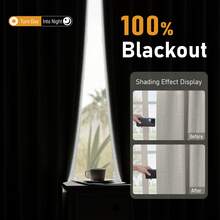 100% Blackout Curtains Thick Linen-Like Back Tab Curtains Burlap Window Treatment Thermal Insulated Privacy Protection Boho Drapes For Living Room Bedroom Dining Room - Taupe - Xem 4
