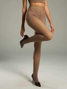 1 par de 80g/200g/300g Meia-calça/Collant Preto/Marrom Feminino, Estampa de Onda, Coração, Laço, Estampa de Leopardo, Mostra o Tom de Pele, Sexy, Alta Elasticidade, Legging Ajustada, Macia e Suave, Modelagem de Perna na Moda, Adequado para Fashionista, Jovem, Adolescente, 15-25°C, Meia-calça para Primavera/Outono/Inverno, Festa, Discoteca, Várias Festas, Esportes, Lazer, Negócios e Outros Usos Diários.