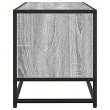 vidaXL TV-Schrank Grau Sonoma 80x34,5x40 cm Holzwerkstoff und Metall