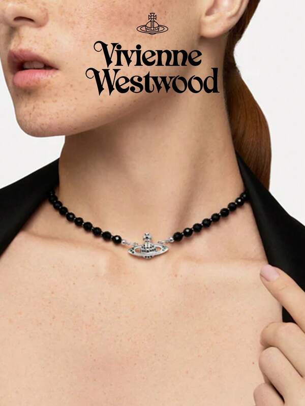 Vivienne Westwood Messaline Choker Black
