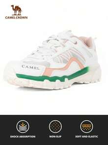 CAMEL CROWN Zapatos deportivos/senderismo para mujer, nuevos zapatos deportivos profesionales para exteriores, zapatos casuales de montañismo antideslizantes y resistentes al desgaste