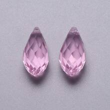 20pcs 10*20mm Horizontal Hole Water Drop Crystal Beads, Jewelry/Lighting Craft Supplies - 10*20mm Horizontal Hole Water Droplets 20 Pieces - View 26