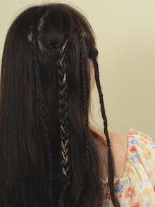 1pc Ladies' Luxurious Bridal Head Chain, Fashionable Bohemian Hair Jewelry For Wedding Tiaras Gold Head Piece Head Pieces Jewelry, School Stuff, Jewellery For Women