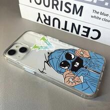 Custodia per telefono Cool V-Vrunk, cover trasparente morbida in TPU silicone compatibile con 11 12 13 Mini 14 15 Pro Xs Max Plus SE, cover posteriore trasparente, compatibile con 17, 17 Pro, 17 Pro Max