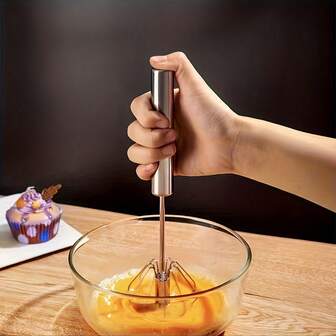 1PC Wireless Handheld Mixer With 4-Speed Metal Egg Beater, Specially Designed For Baking And Cooking. It Features An Ergonomic Handle For Comfortable And Effortless Grip