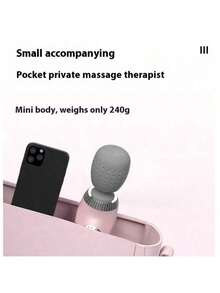 无线全身振动按摩器，硅胶按摩头，适用于颈部、背部、肩部、腰部、腿部和足部，女性专用按摩工具，适合作为节日礼物