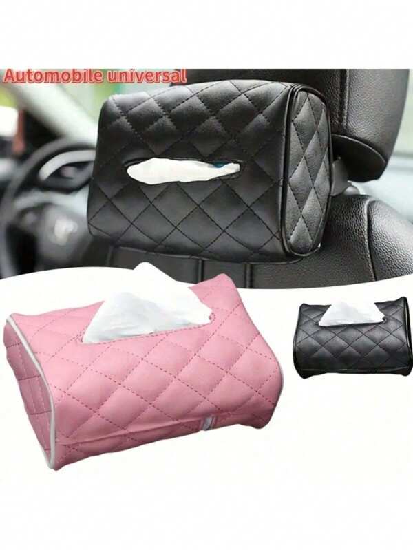 Automotive Supplies 1pc Sun Visor Seat Back Hanging Car With Tissue Box Creative Automotive Supplies Tissue Box Drawer Tissue Box.
