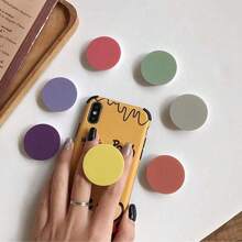 1/2pcs ABS Material Finger Grip Phone Holder, Foldable Stand Suitable For Smartphone Cases, Portable Air Cushion Stand Compatible With Multiple Phone Sizes Compatible With IPhone, Android Phone, Gift For Birthday, Family, Friends Gifts Birthday Phone Ring Holder Phone Grip Phone Accessories - Multicolor - View 5