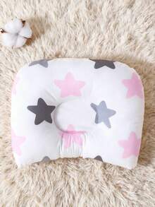 1 Piece Baby Pillow, Star Pattern Series - Soft & Comfortable For Newborns (0-6 Months)