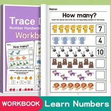 1 pièce Nouveau modèle 2026 - Cahier à remplir de mathématiques, entraînement à la logique préscolaire, cahier d'activités ludiques d'apprentissage des mathématiques, cadeau pour les garçons et les filles, anniversaire/Noël/cadeau parfait - Multicolore - Voir 5