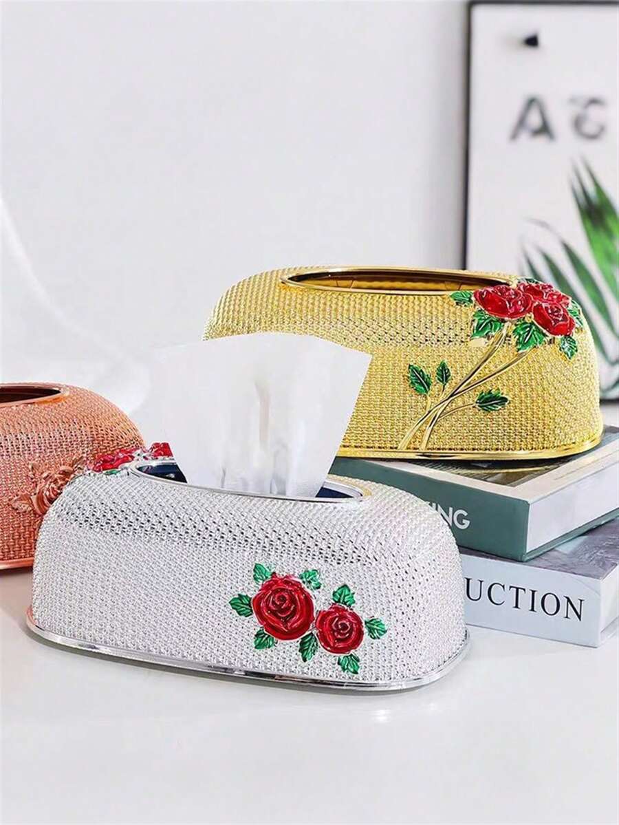 1 Stück kreative Küchen-Papierbox für den Schreibtisch, europäische Acryl-Taschentuchbox, modische Hotel-Taschentuchbox, Bar-Servietten-Papierbox