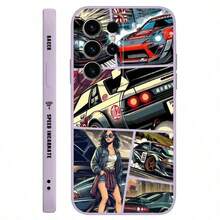 Wind Racing Phone Case S25 S24 S23 S22 S21 S20 S10 S10E Ultra Plus FE Note 20 Ultra Plus Cover